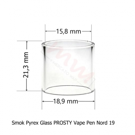 SZKIEŁKO SMOK VAPE PEN NORD 19 PYREX/TULEJKA